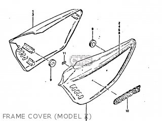 FRAME COVER (MODEL Z) - GS650GT 1982 (Z) (E01 E02 E04 E15 E16 E17 E18 E21 22 24 25 26 34