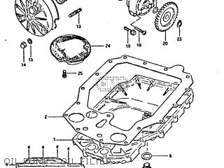OIL PUMP - OIL FILTER - GS650GT 1982 (Z) (E01 E02 E04 E15 E16 E17 E18 E21 22 24 25 26 34