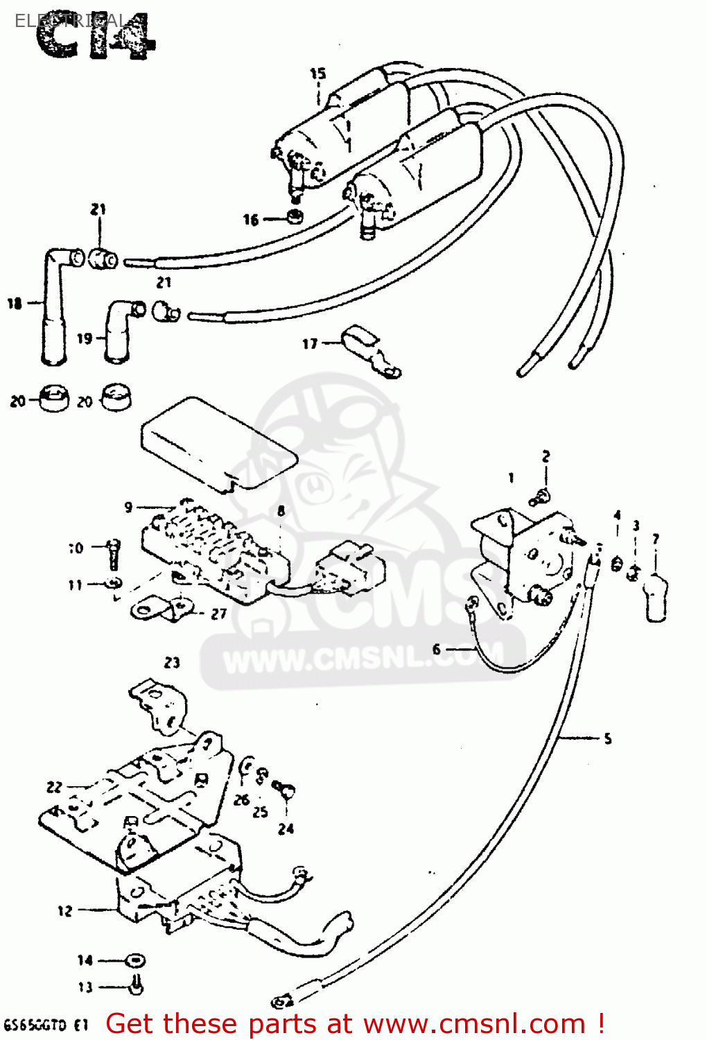 ELECTRICAL GS650GT 1983 (D) (E01 E02 E04 E06)