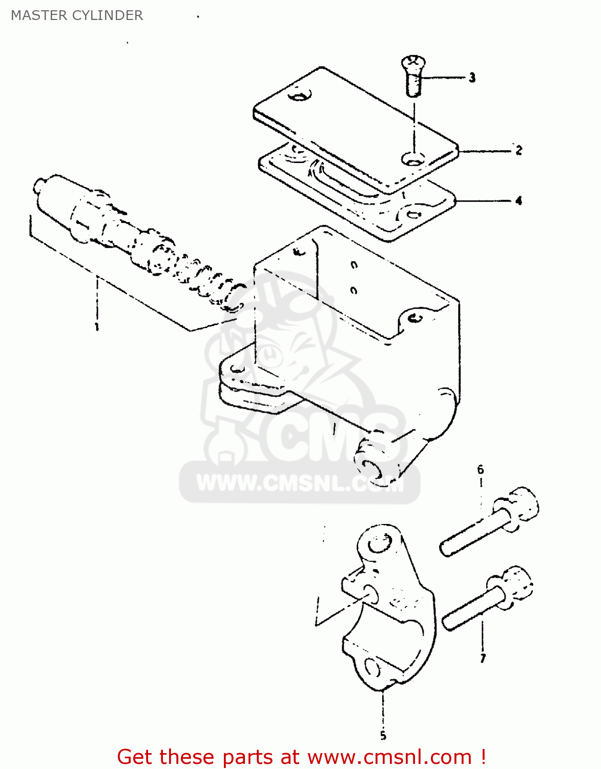 MASTER CYLINDER GS650GT 1983 (D) (E01 E02 E04 E06)