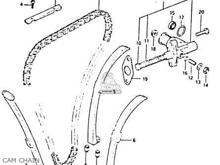 CAM CHAIN - GS650GT 1983 (D) (E01 E02 E04 E06)