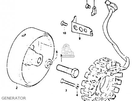 GENERATOR - GS650GT 1983 (D) (E01 E02 E04 E06)