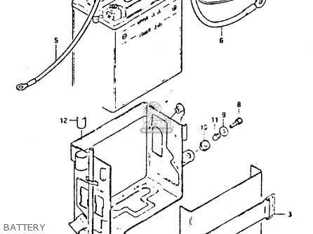 BATTERY - GS650GT 1983 (D) (E01 E02 E04 E06)