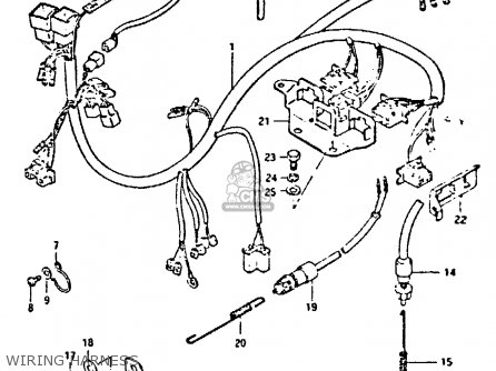 WIRING HARNESS - GS650GT 1983 (D) (E01 E02 E04 E06)