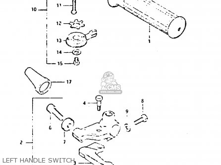 LEFT HANDLE SWITCH - GS650GT 1983 (D) (E01 E02 E04 E06)