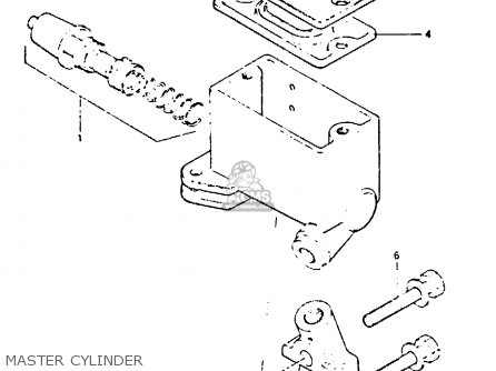 MASTER CYLINDER - GS650GT 1983 (D) (E01 E02 E04 E06)