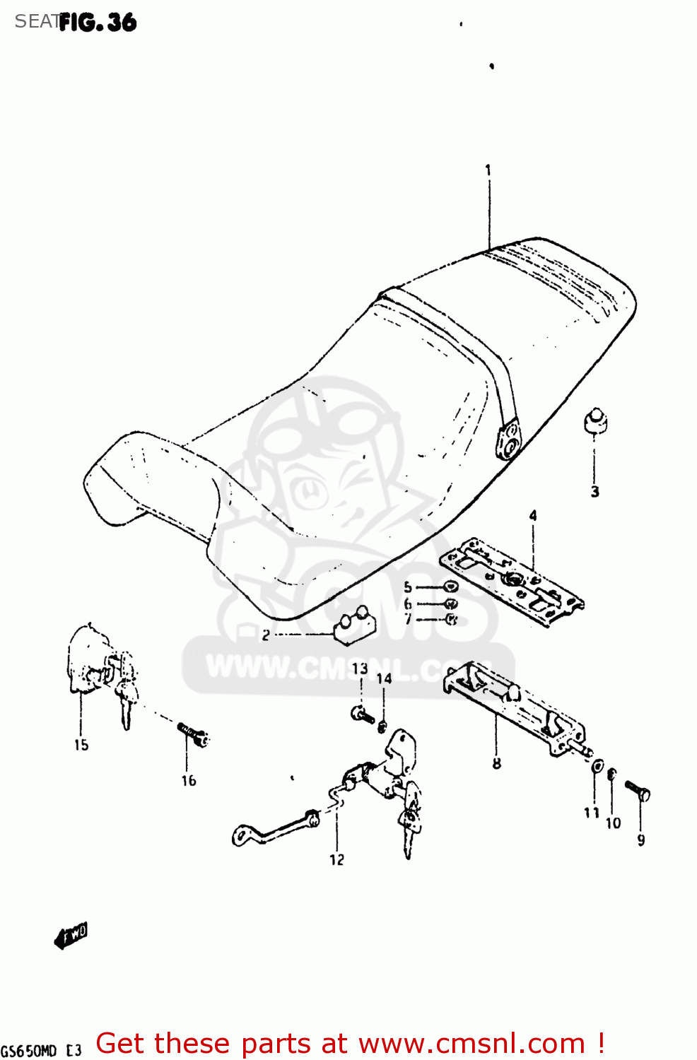 SEAT GS650M 1983 (D) USA (E03)