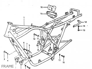 FRAME - GS650M 1983 (D) USA (E03)
