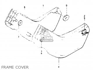 FRAME COVER - GS650M 1983 (D) USA (E03)