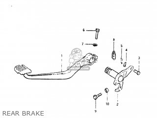 REAR BRAKE - GS650M 1983 (D) USA (E03)