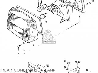 REAR COMBINATION LAMP - GS650M 1983 (D) USA (E03)
