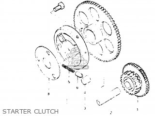 STARTER CLUTCH - GS650M 1983 (D) USA (E03)