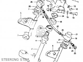 STEERING STEM - GS650M 1983 (D) USA (E03)