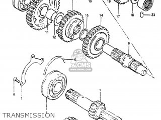 TRANSMISSION - GS650M 1983 (D) USA (E03)