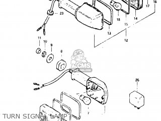 TURN SIGNAL LAMP - GS650M 1983 (D) USA (E03)