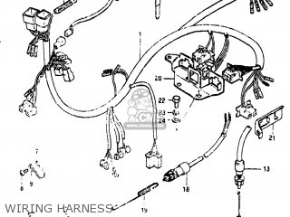 WIRING HARNESS - GS650M 1983 (D) USA (E03)