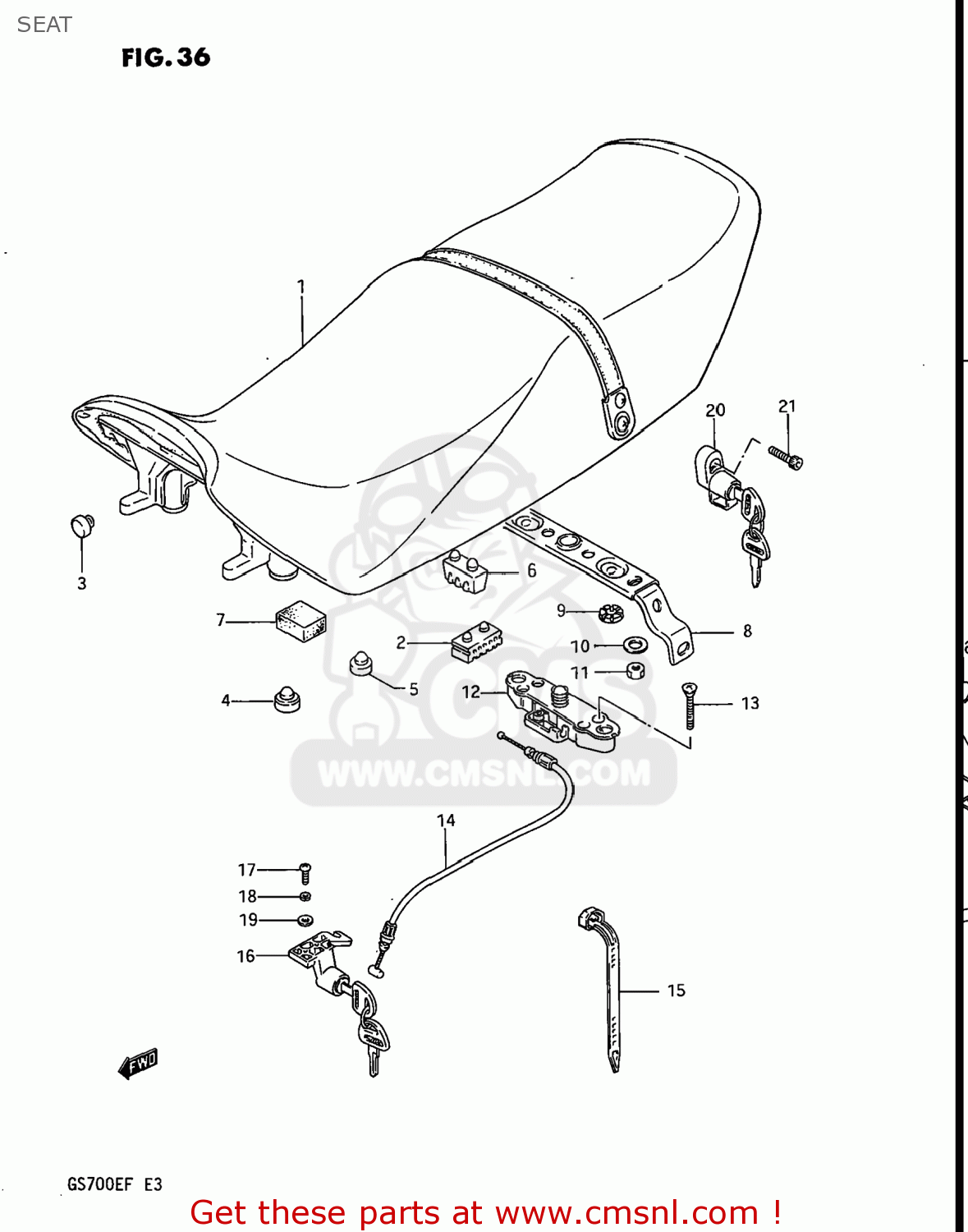 SEAT GS700E 1985 (F) USA (E03)