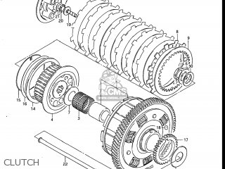 CLUTCH - GS700E 1985 (F) USA (E03)