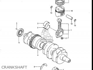 CRANKSHAFT - GS700E 1985 (F) USA (E03)