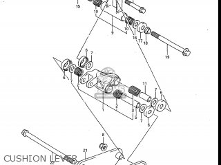 CUSHION LEVER - GS700E 1985 (F) USA (E03)