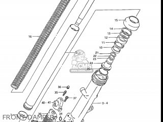 FRONT DAMPER - GS700E 1985 (F) USA (E03)