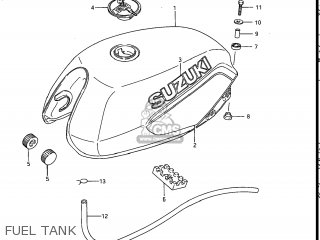 FUEL TANK - GS700E 1985 (F) USA (E03)