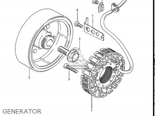 GENERATOR - GS700E 1985 (F) USA (E03)