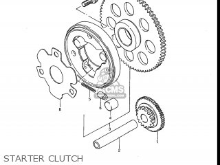 STARTER CLUTCH - GS700E 1985 (F) USA (E03)