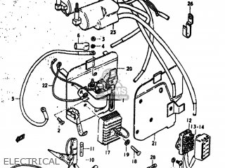ELECTRICAL - GS750 1977 (B) USA (E03)