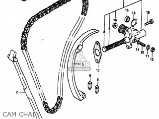 CAM CHAIN - GS750A 1983 (D) USA (E03)