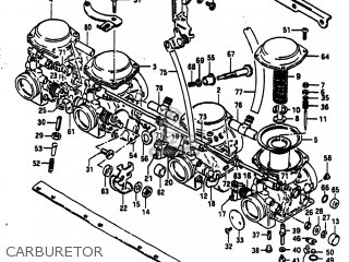 CARBURETOR - GS750A 1983 (D) USA (E03)