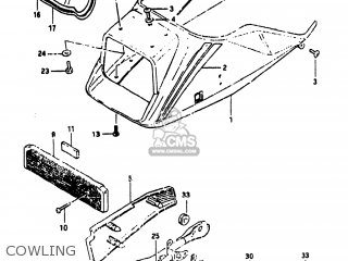 COWLING - GS750A 1983 (D) USA (E03)