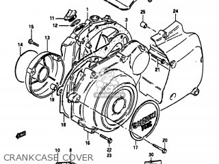 CRANKCASE COVER - GS750A 1983 (D) USA (E03)