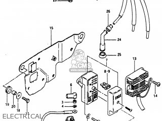 ELECTRICAL - GS750A 1983 (D) USA (E03)