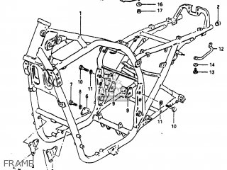 FRAME - GS750A 1983 (D) USA (E03)