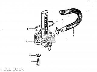 FUEL COCK - GS750A 1983 (D) USA (E03)