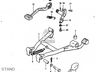 STAND - GS750A 1983 (D) USA (E03)