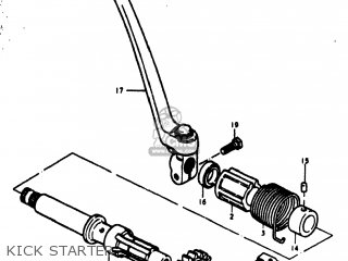 KICK STARTER - GS750B 1978 (C) USA (E03)
