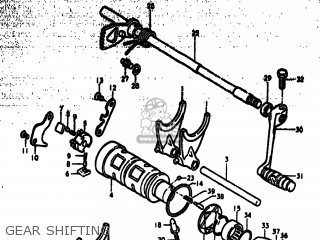GEAR SHIFTING - GS750C 1978 (C) USA (E03)