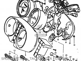 SPEEDOMETER - TACHOMETER (GS750C - GS750C 1978 (C) USA (E03)