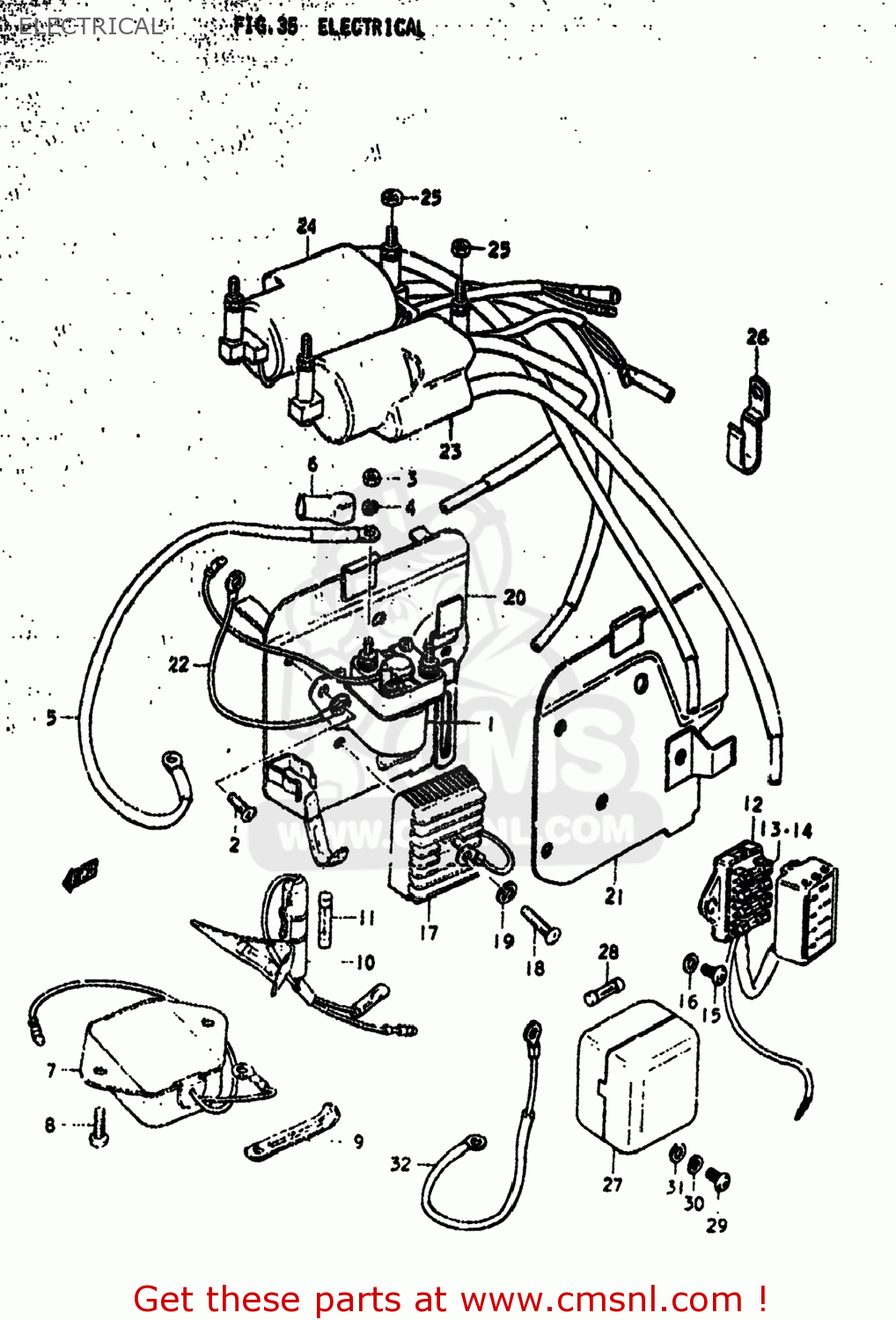 ELECTRICAL GS750C 1979 (N) USA (E03)