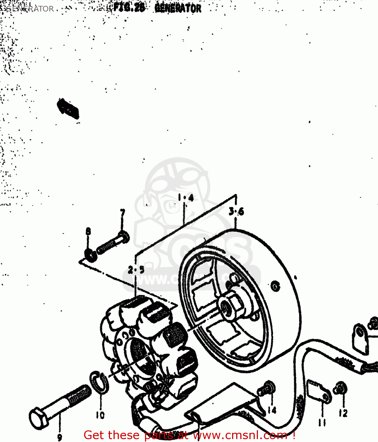 GENERATOR GS750C 1979 (N) USA (E03)