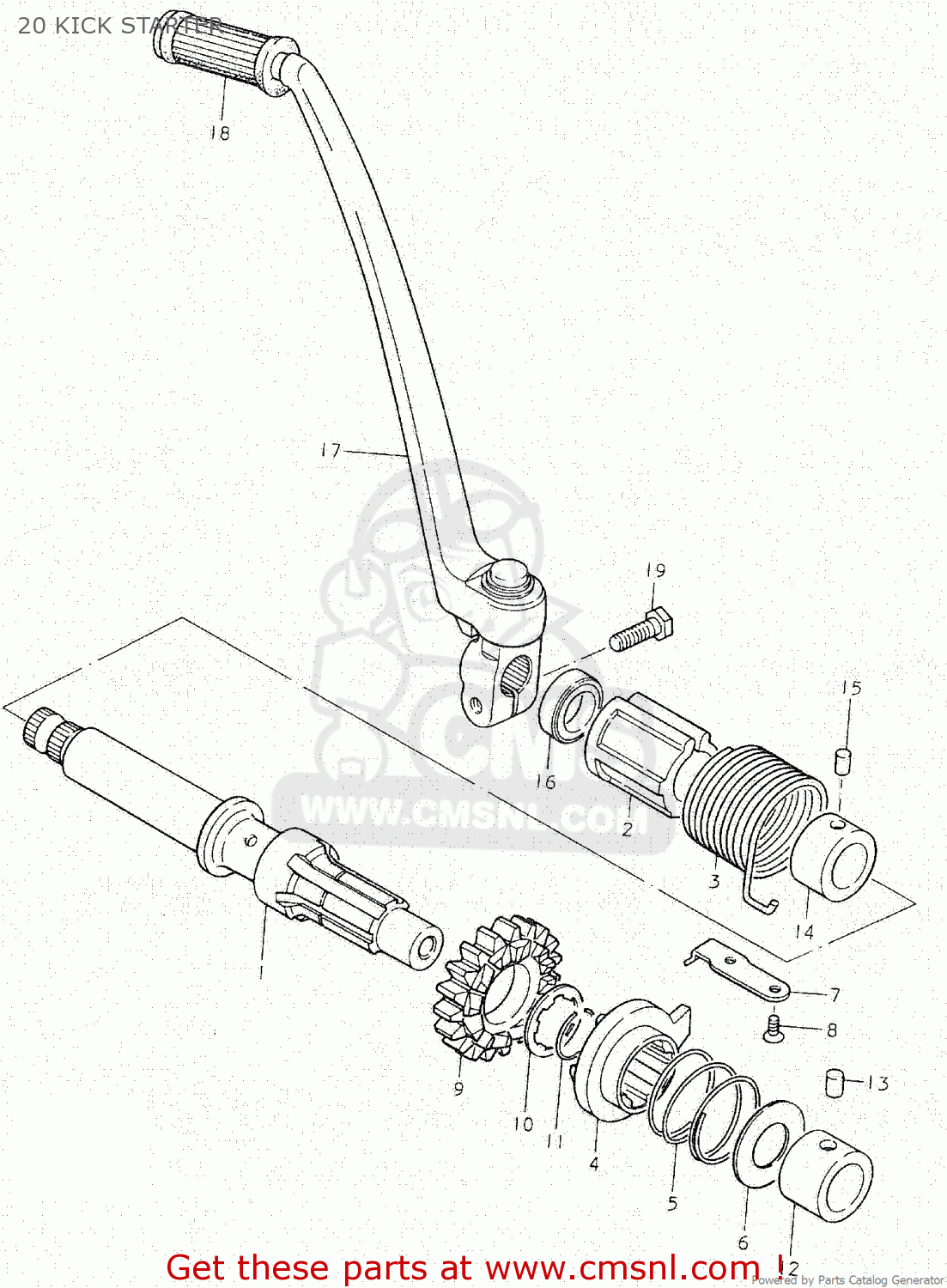 20 KICK STARTER GS750C