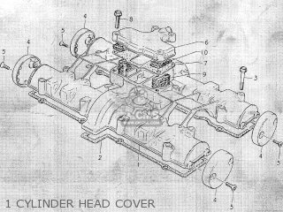 1 CYLINDER HEAD COVER - GS750C