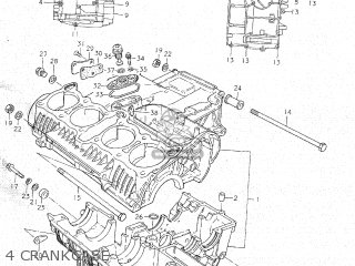 4 CRANKCASE - GS750C
