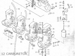 12 CARBURETOR - GS750C
