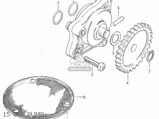 15 OIL PUMP - GS750C