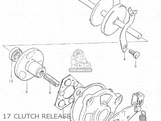 17 CLUTCH RELEASE - GS750C