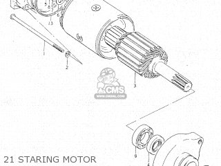 21 STARING MOTOR - GS750C