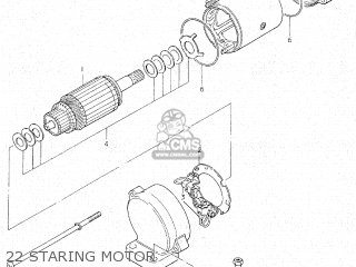 22 STARING MOTOR - GS750C